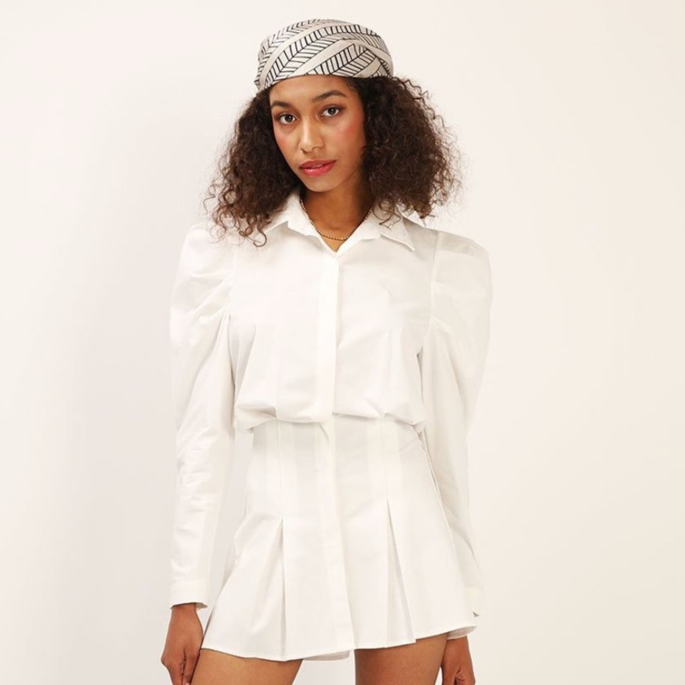 Eliza Structured Puff Sleeve Shirt